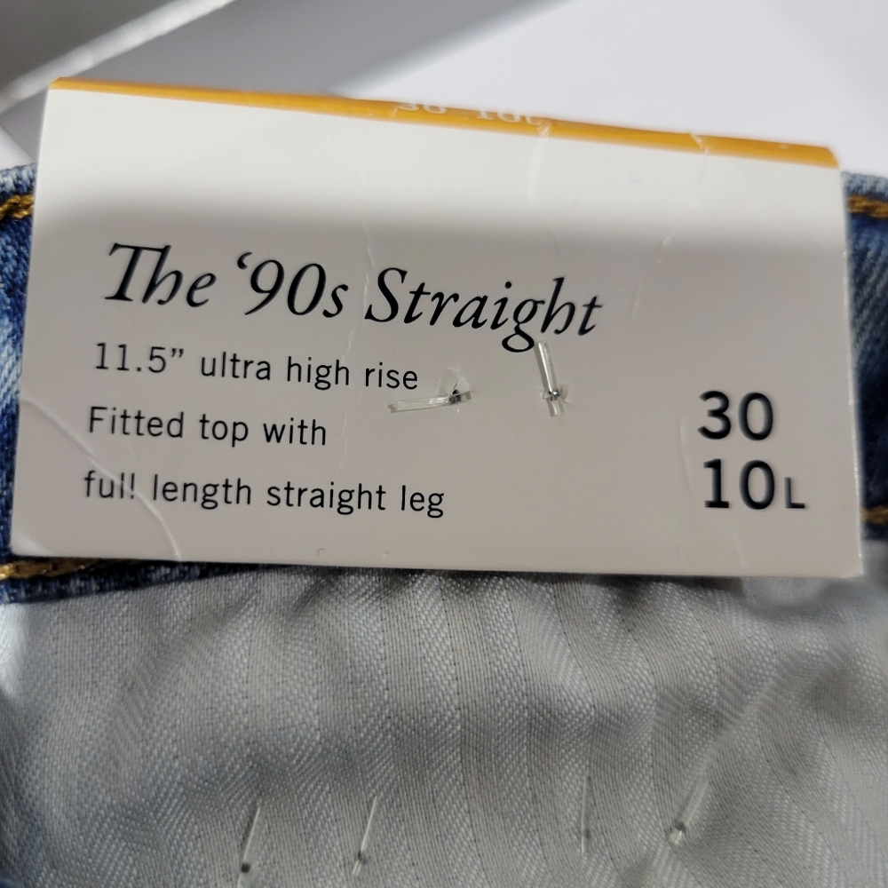 Womens Abercrombie and Fitch 90s straight ultra high rise jeans - Picture 2 of 6